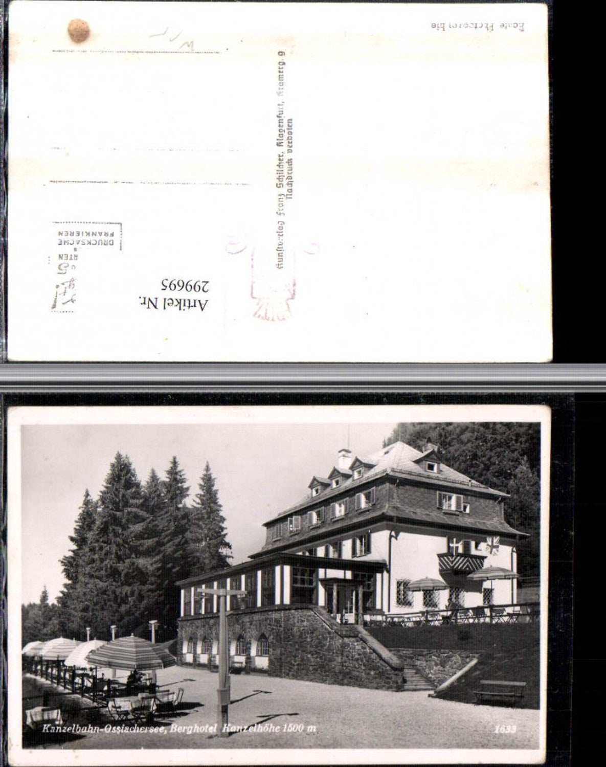 299695,Kanzelbahn Ossiachersee Berghotel Kanzelhöhe b. Sattendorf Treffen