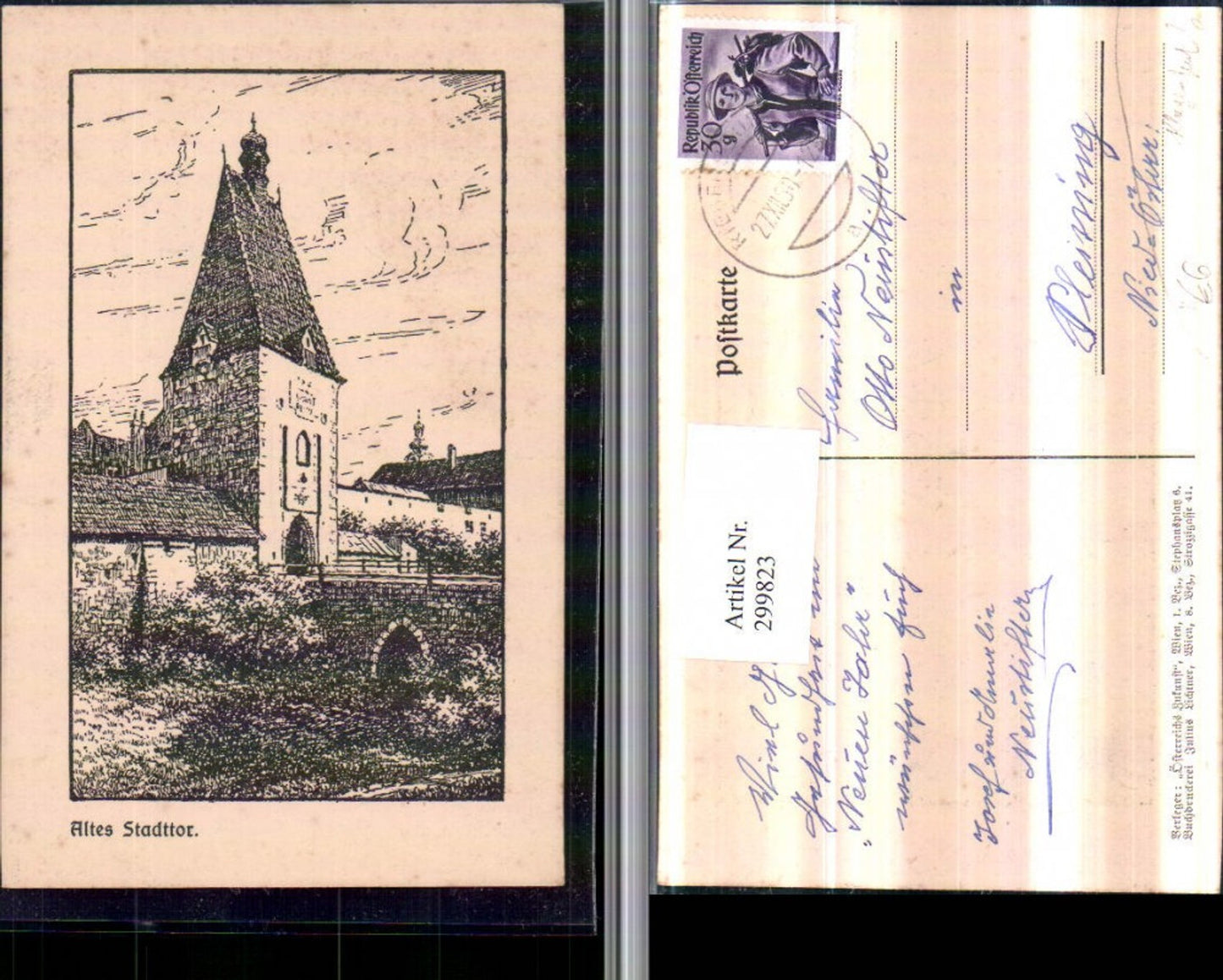 Alte Ansichtskarte – Old Postcard