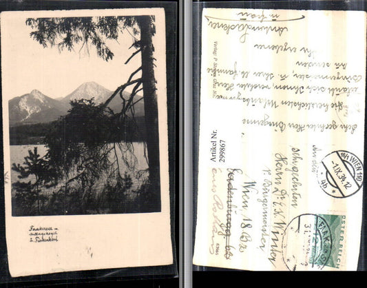 299867,Faakersee b. Faak m. Mittagskogel u. Türkenkopf Bergkulisse
