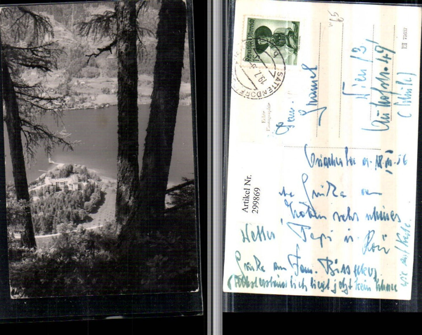 299869,Blick auf Sattendorf am Ossiachersee