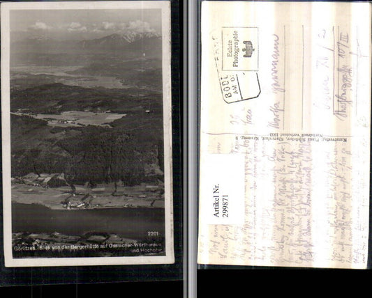 299871,Görlitzen Totale Blick von Bergerhütte auf Ossiacher u. Wörthersee pub Franz Schilcher 2201