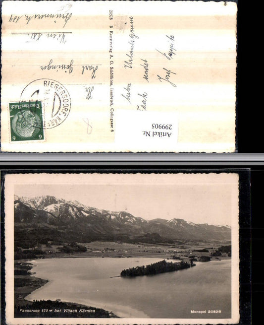 299905,Faakersee See b. Villach Bergkulisse