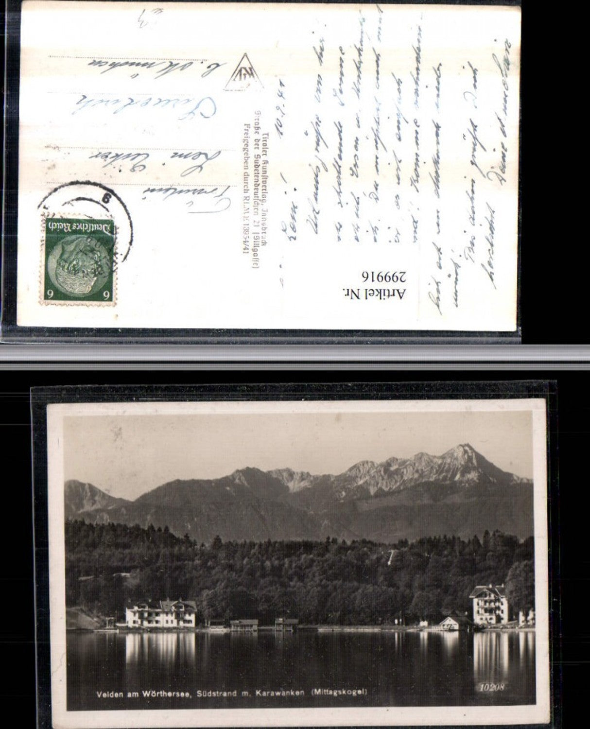 299916,Velden am Wörthersee Südstrand m. Karawanken Bergkulisse