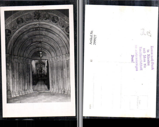 299927,Foto AK Gurk Dom Kirchenportal Portal