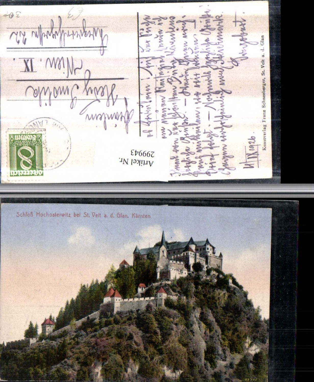 299943,Schloss Burg Hochosterwitz b. St. Veit an d. Glan