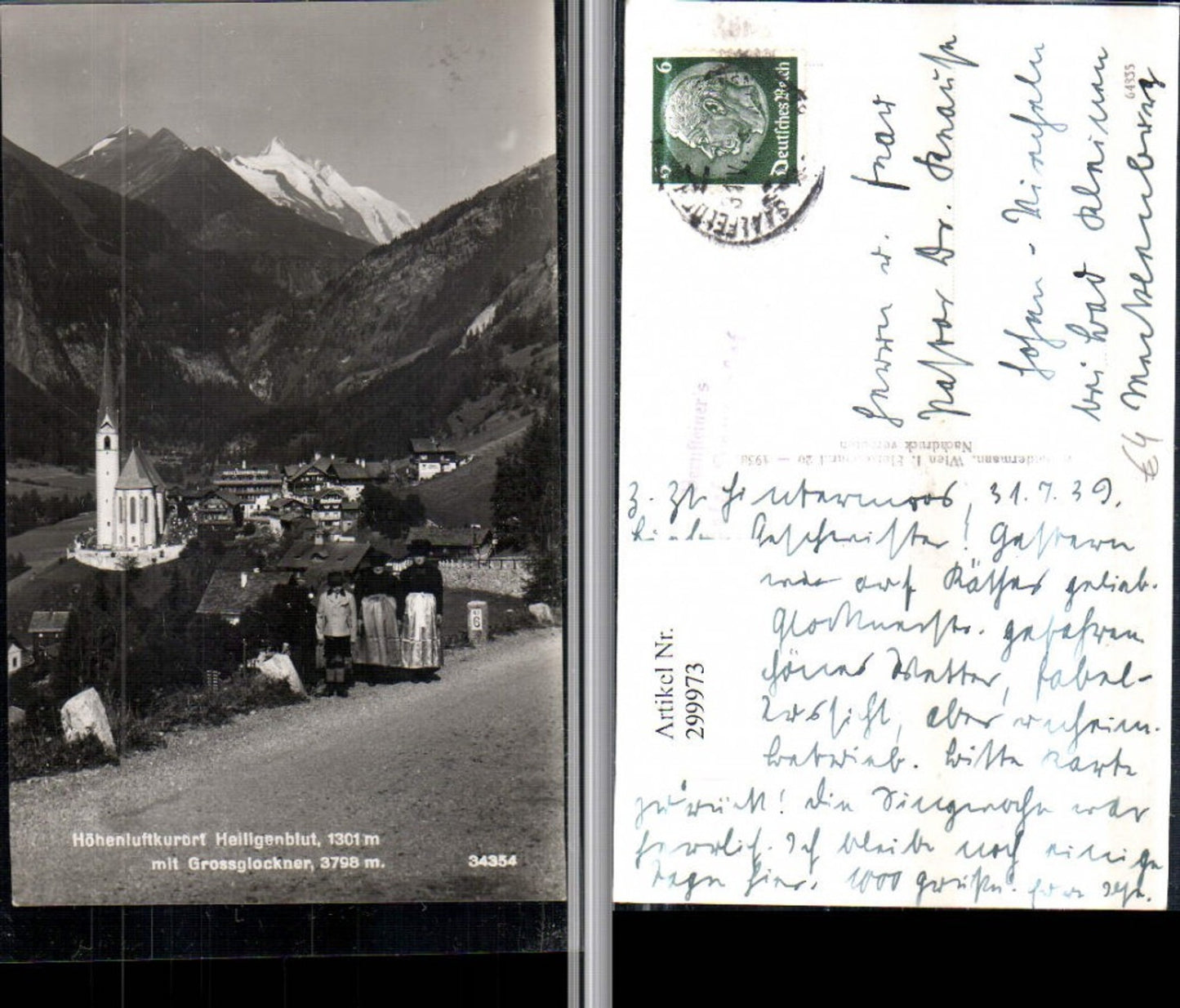 299973,Heiligenblut Totale m. Großglockner Bergkulisse