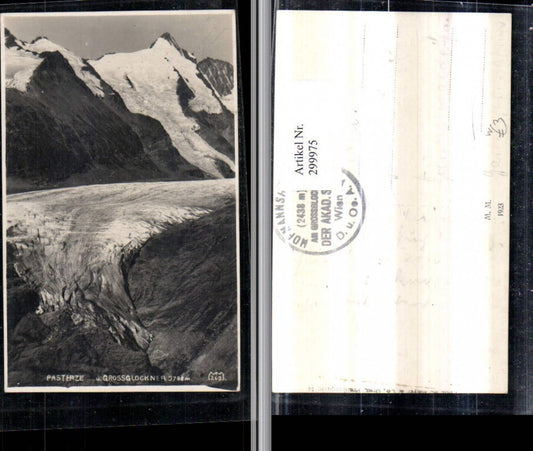 299975,Pasterze u. Großglockner Bergkulisse b. Heiligenblut