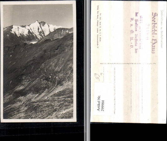 299984,Seebichlhaus Berghütte m. Großglockner Bergkulisse b. Heiligenblut