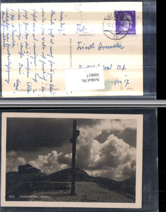 300017,Fuschertörl Gipfelkreuz Berghütte b. Fusch an der Großglocknerstraße
