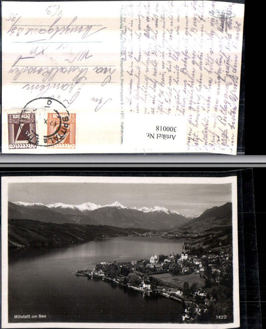 300018,Millstatt am See Totale Bergkulisse pub Franz Schilcher 1422