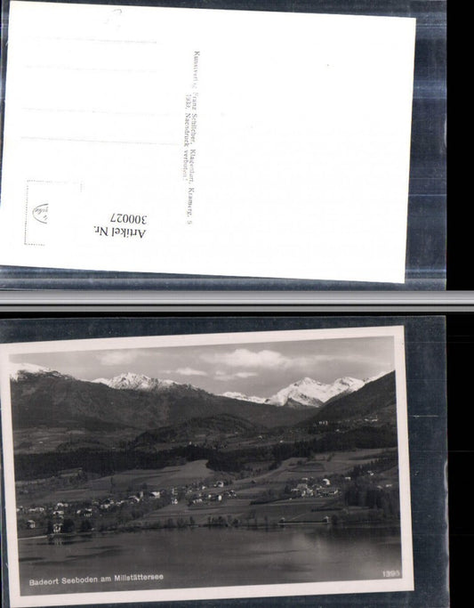 300027,Seeboden am Millstättersee Totale Bergkulisse pub Franz Schilcher 1395
