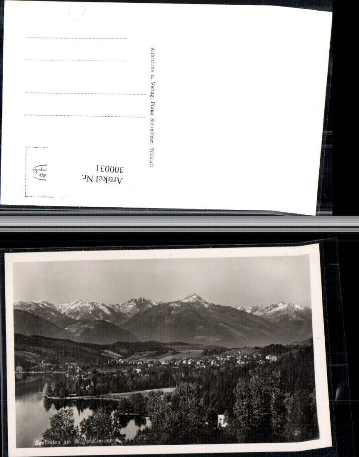 300031,Seeboden am Millstättersee Totale Bergkulisse