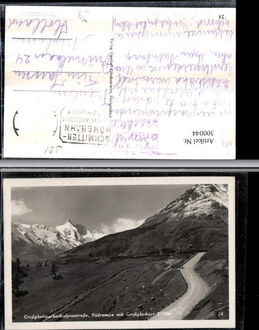 300044,Großglockner Hochalpenstraße Südrampe Bergkulisse b. Heiligenblut