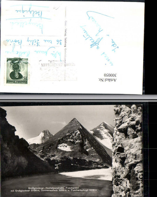 300050,Großglockner Hochalpenstraße Fuschertörl Bergkulisse b. Heiligenblut