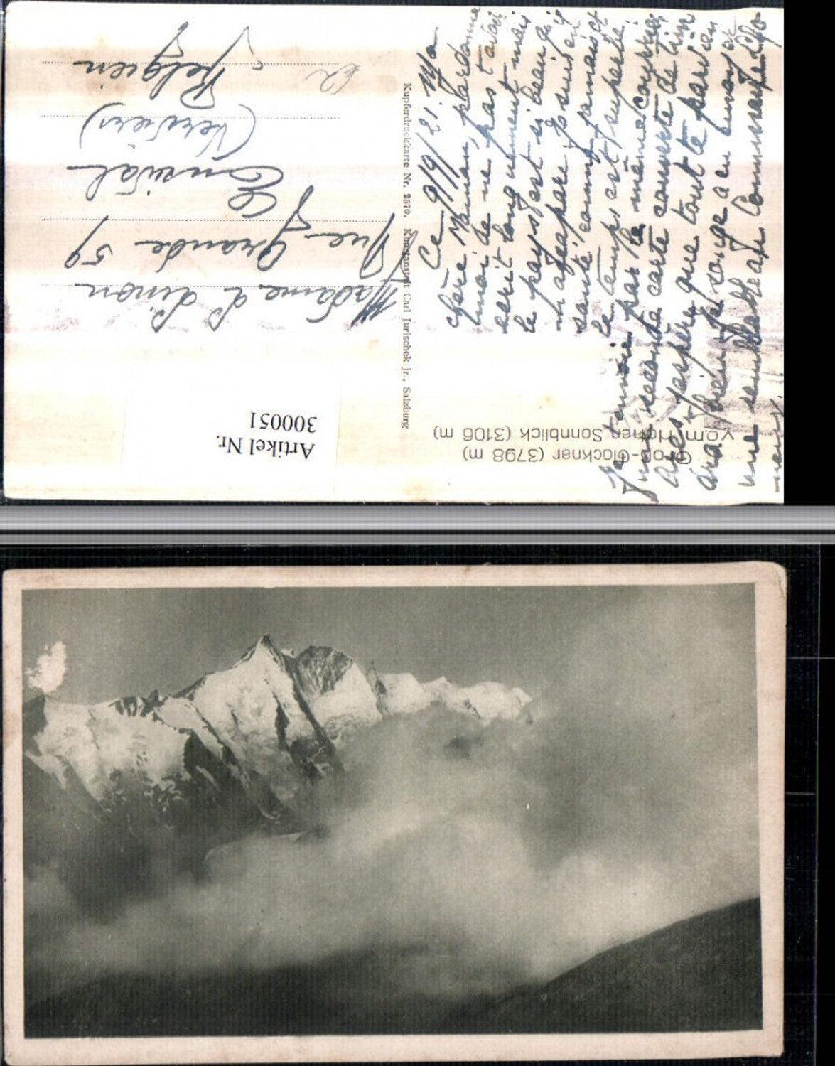 300051,Großglockner vom Hohen Sonnblick Bergkulisse b. Heiligenblut