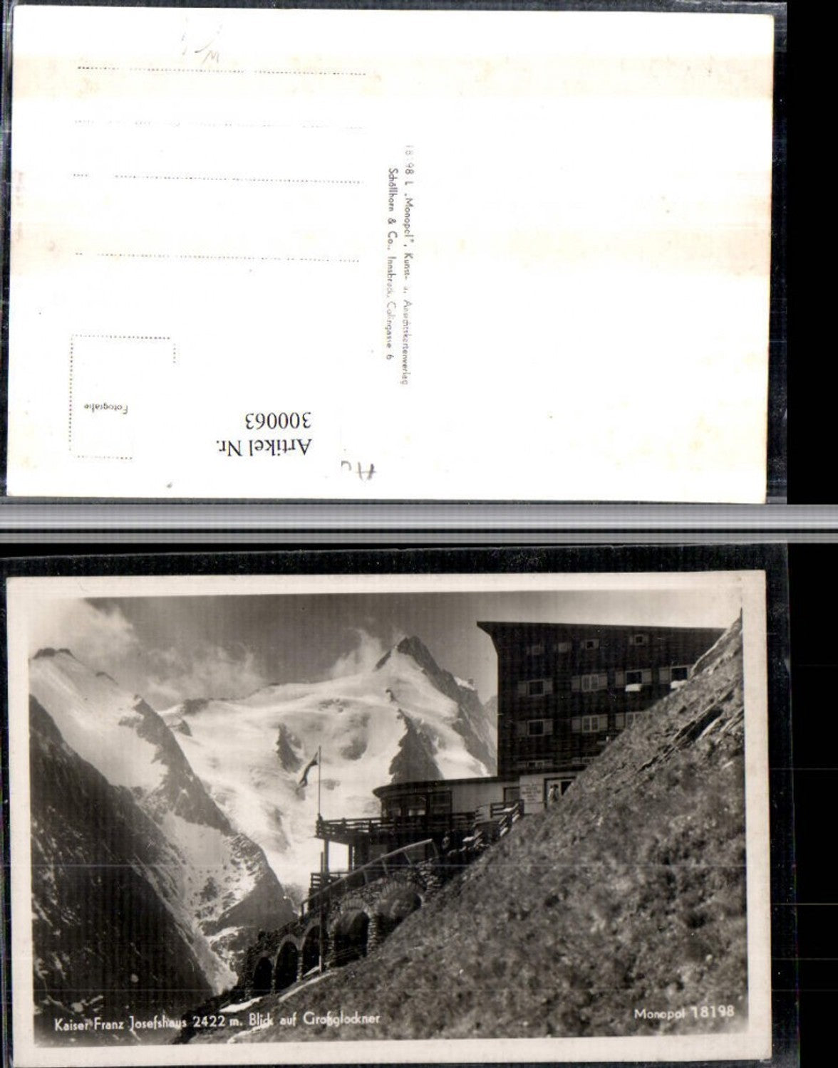 300063,Kaiser-Franz-Josef-Haus Berghütte m. Großglockner Bergkulisse b. Heiligenblut