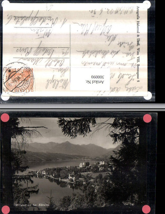 300090,Millstatt am See Totale Bergkulisse