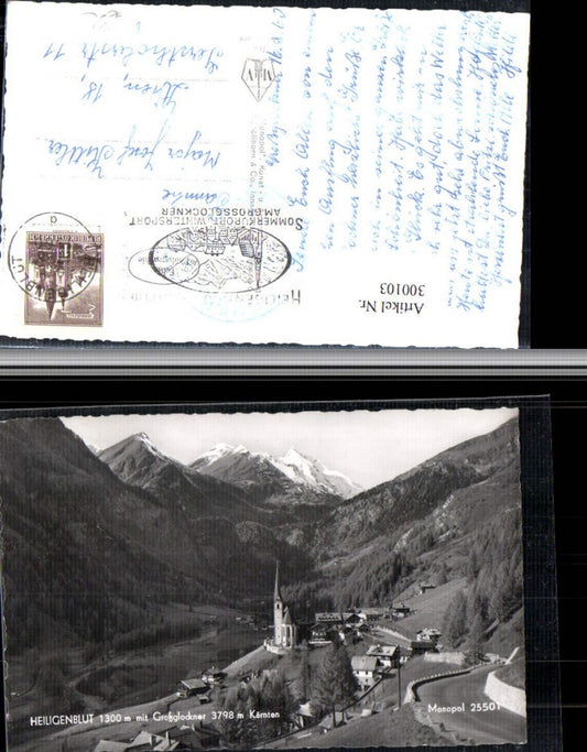 300103,Heiligenblut Totale m. Großglockner Bergkulisse
