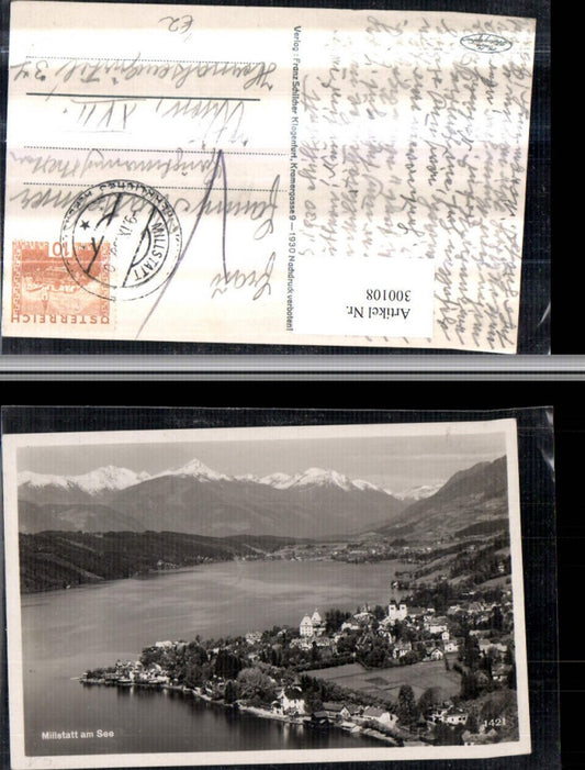 300108,Millstatt am See Totale Bergkulisse pub Franz Schilcher 1421