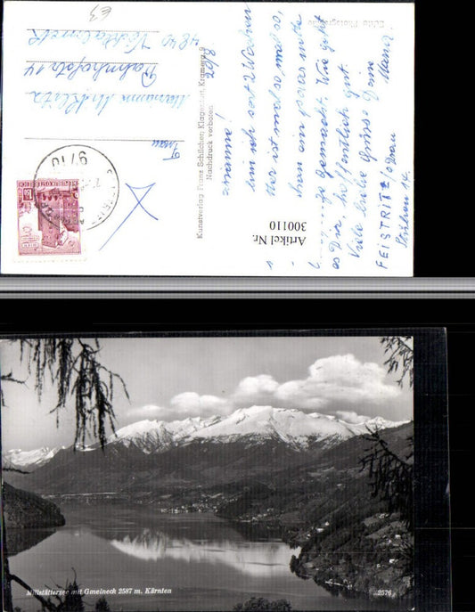 300110,Millstättersee See m. Gmeineck Bergkulisse pub Franz Schilcher 2576