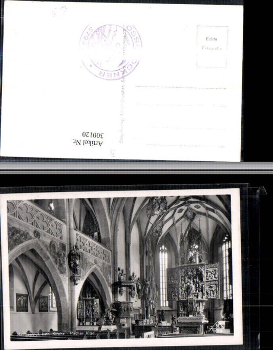 300120,Heiligenblut Katholische Kirche Innenansicht m. Pacher-Altar