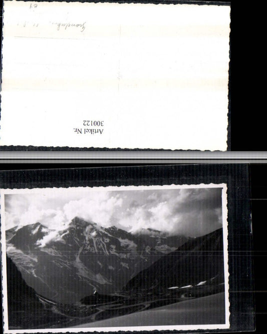 300122,Foto AK Großglockner Hochalpenstraße Bergkulisse b. Heiligenblut