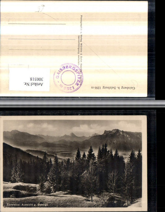 300318,Salzburg Zistelalpe Zistelalm Gaisberg Bergkulisse