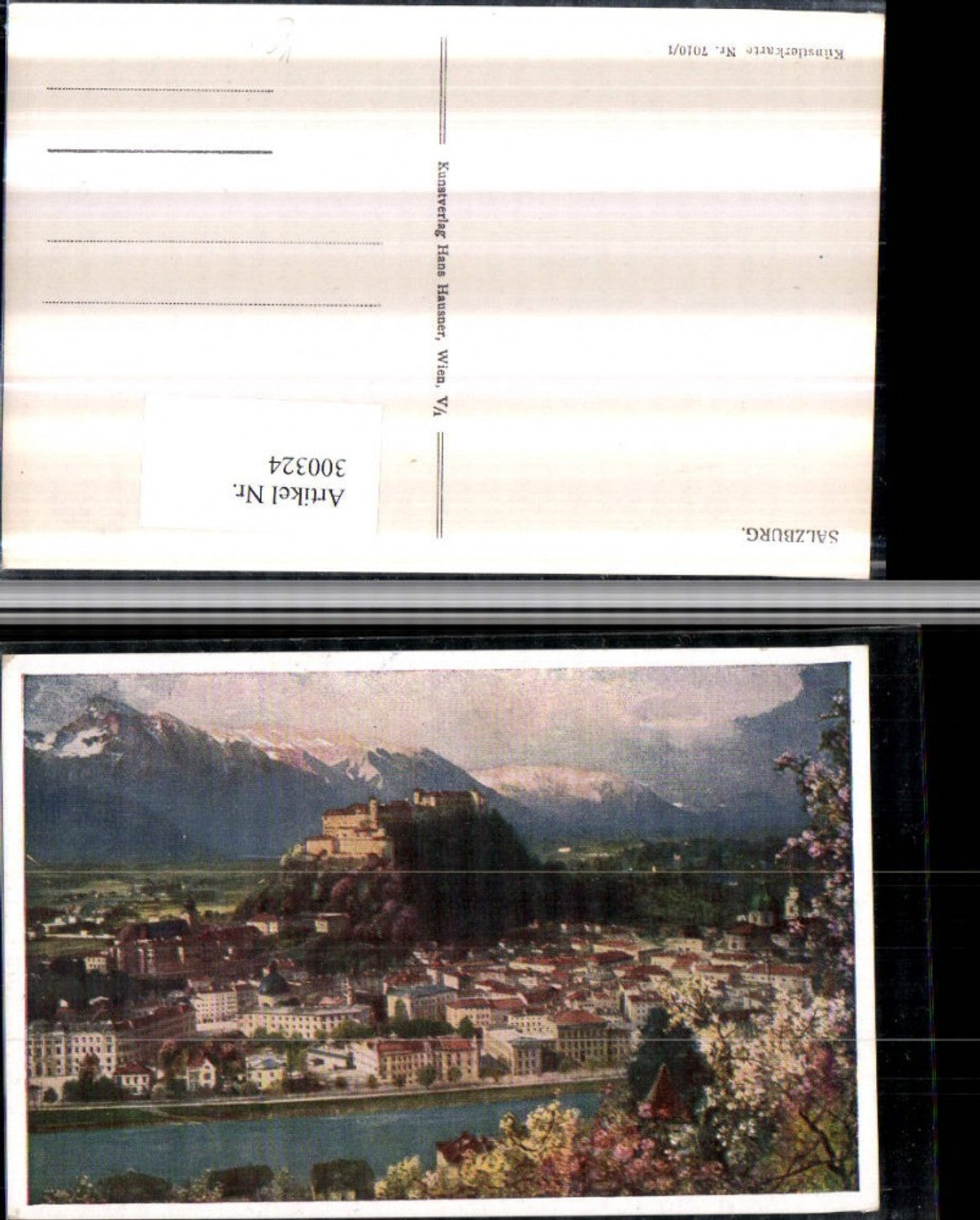 300324,Salzburg Totale m. Festung Bergkulisse pub Hans Hausner 7010/1