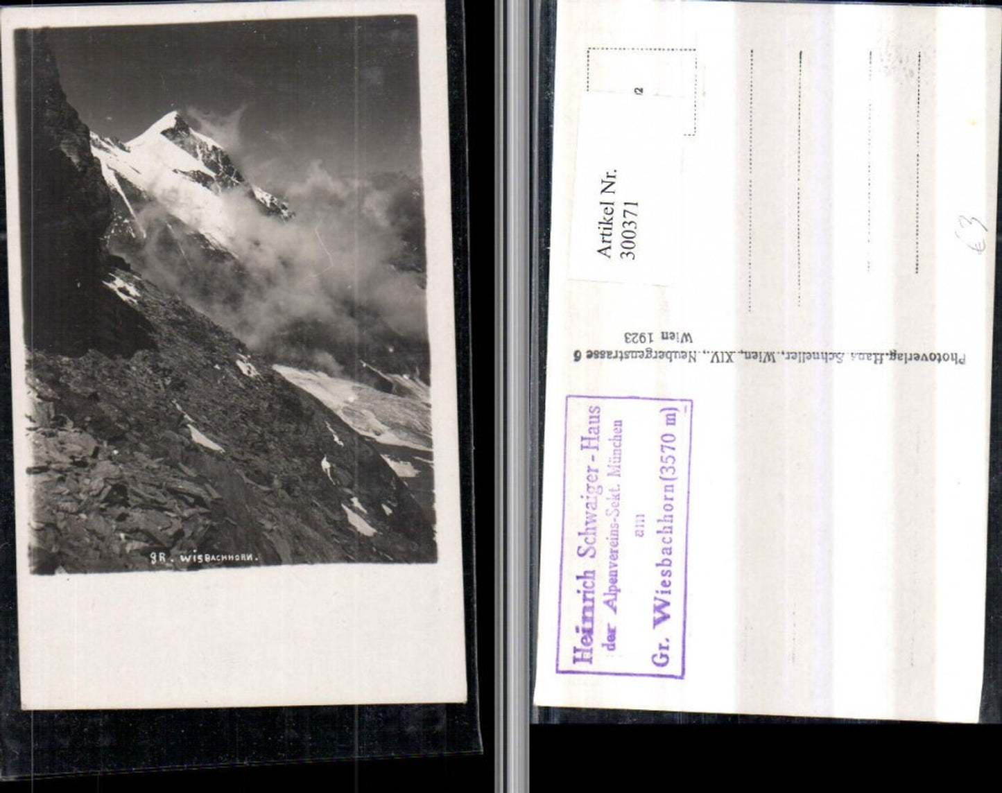 300371,Wisbachhorn Wiesbachhorn Bergkulisse b. Fusch an d. Glocknerstraße