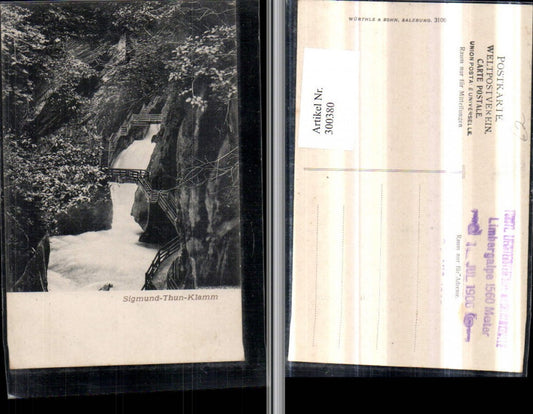 300380,Sigmund-Thun-Klamm Wasserfall b. Kaprun