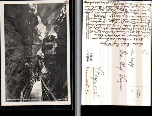 300383,Vorderkaserklamm Klamm Partie b. Lofer