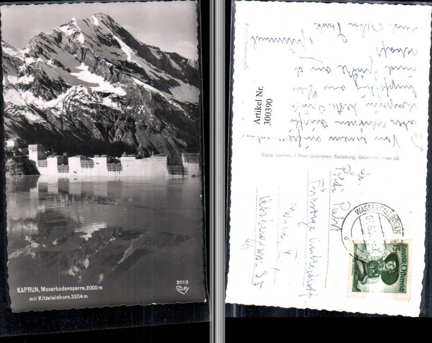 300390,Kaprun Moserbodensperre m. Kitzsteinhorn Bergkulisse pub Cosy 2013