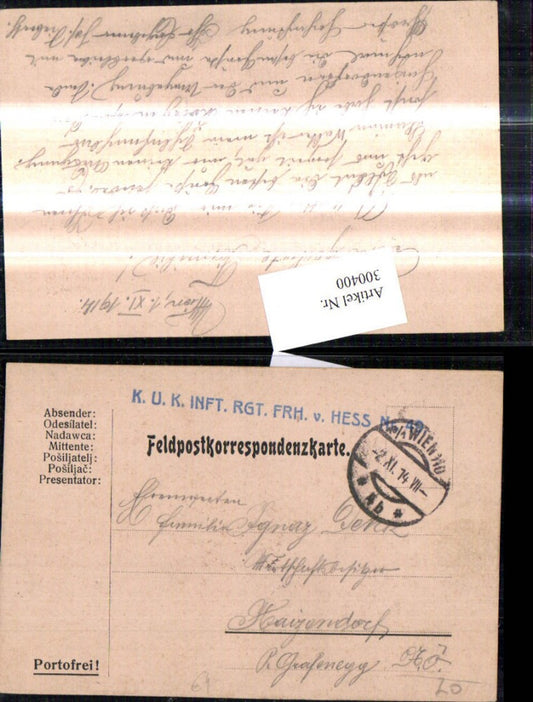 Alte Ansichtskarte – Old Postcard