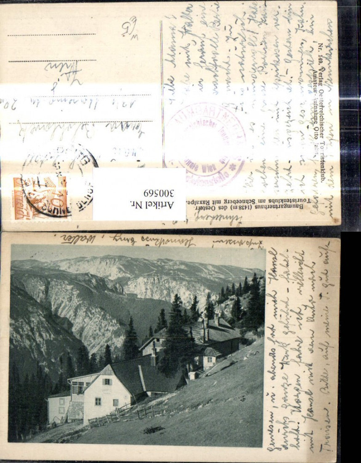 300569,Baumgartnerhaus a. Hochschneeberg Reichenau a. d. Rax Puchberg