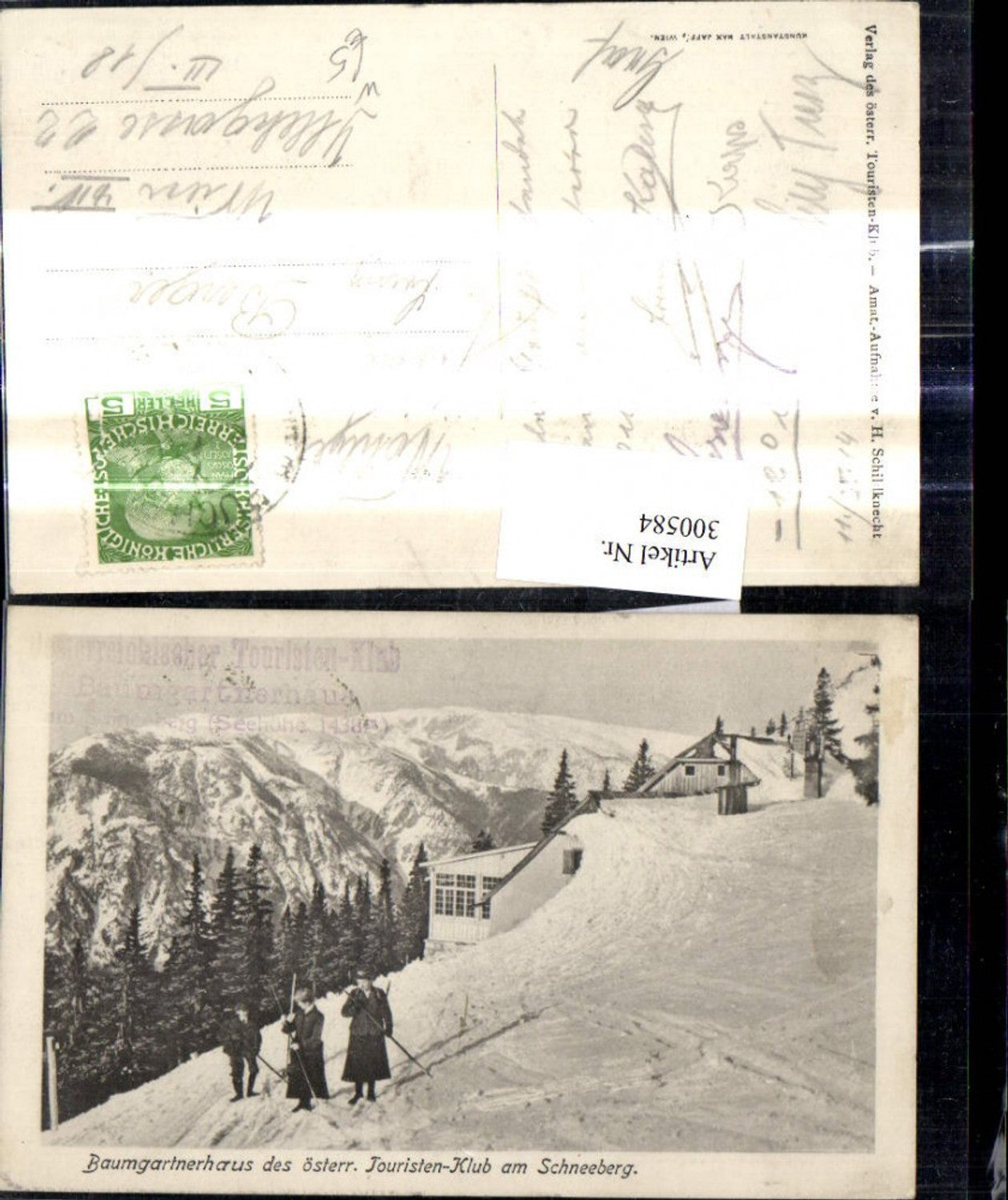 300584,Baumgartnerhaus a. Hochschneeberg Reichenau a. d. Rax Puchberg Winteransicht