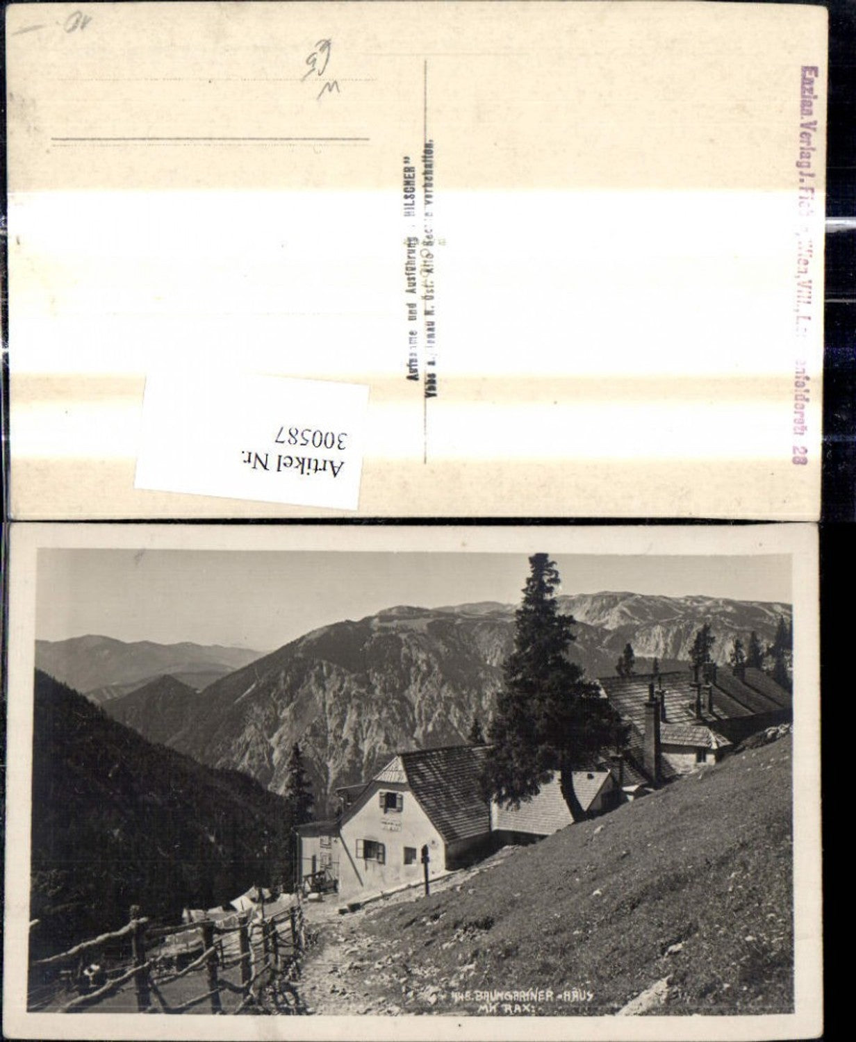 300587,Foto Ak Baumgartnerhaus a. Hochschneeberg Reichenau a. d. Rax Puchberg