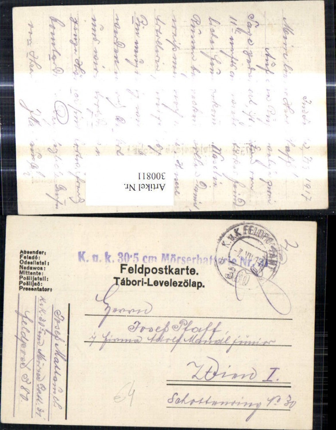 Alte Ansichtskarte – Old Postcard