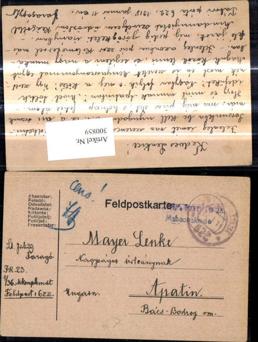 Alte Ansichtskarte – Old Postcard