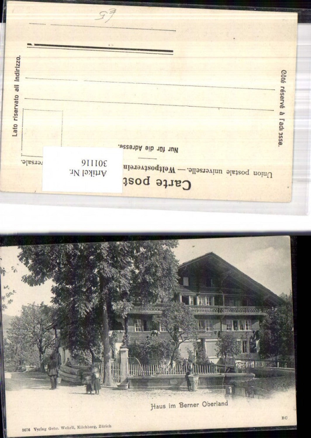 Alte Ansichtskarte – Old Postcard
