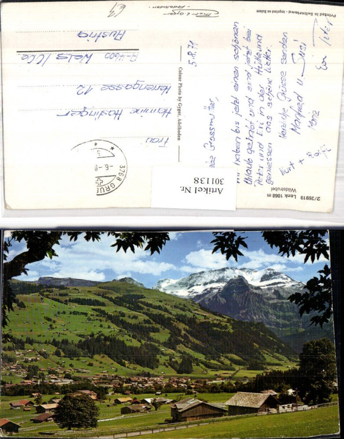 Alte Ansichtskarte – Old Postcard