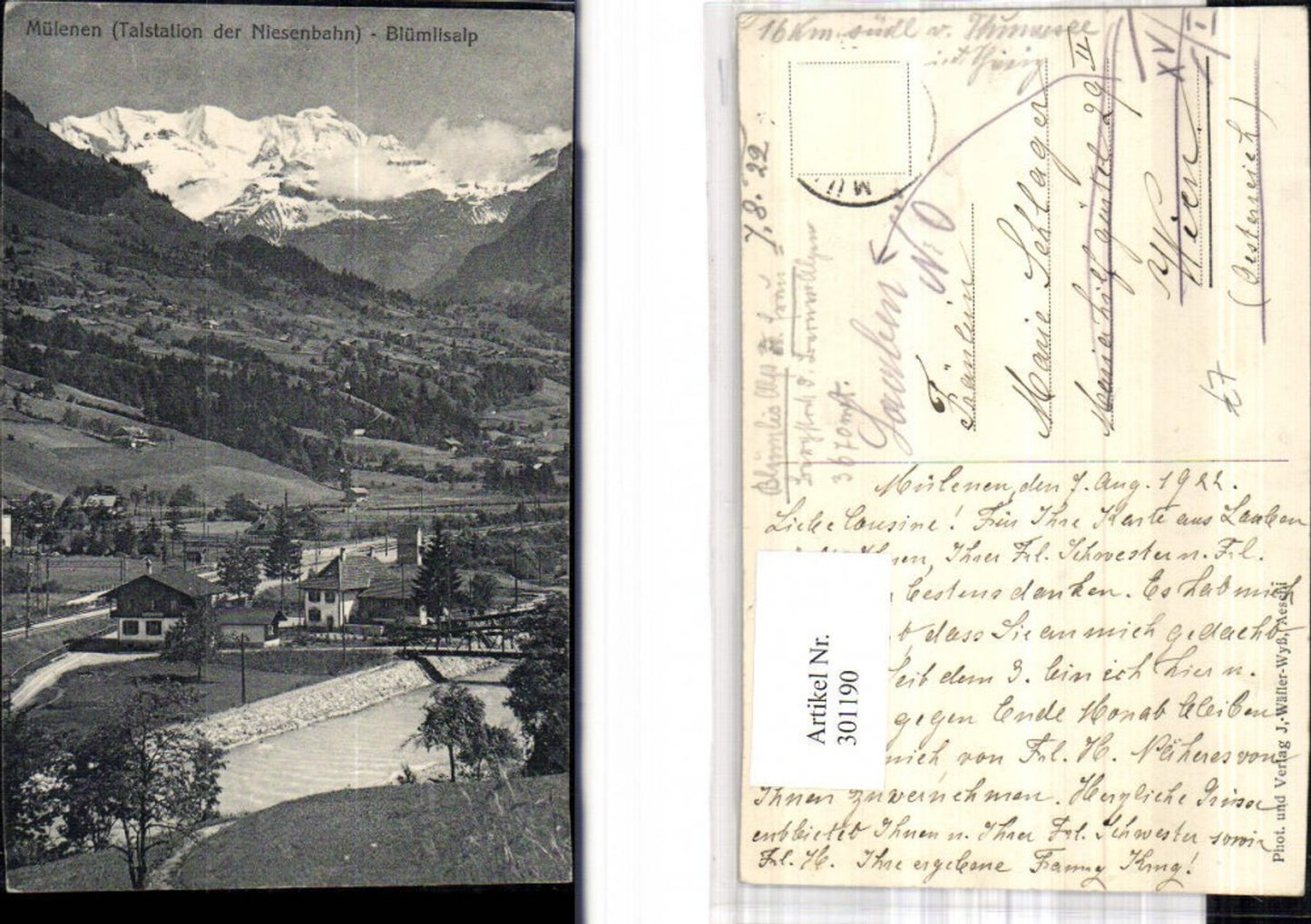 Alte Ansichtskarte – Old Postcard