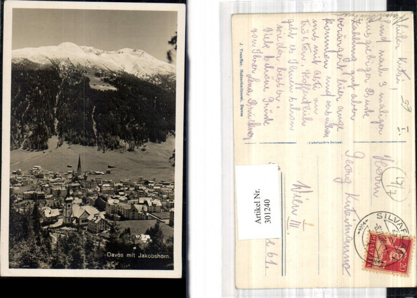 Alte Ansichtskarte – Old Postcard