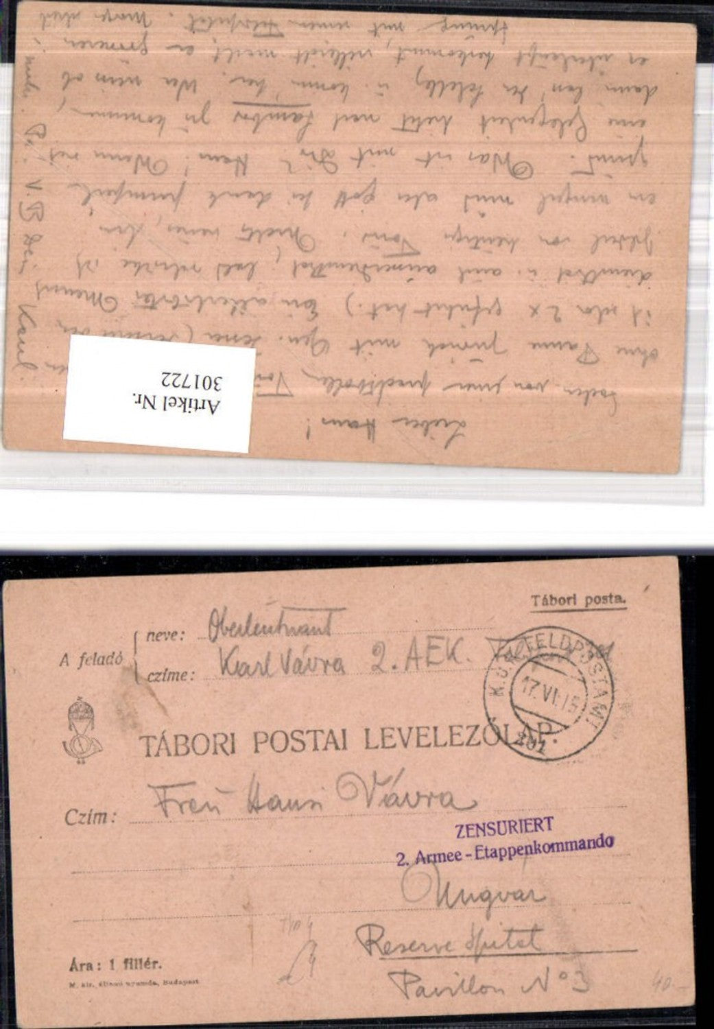 Alte Ansichtskarte – Old Postcard