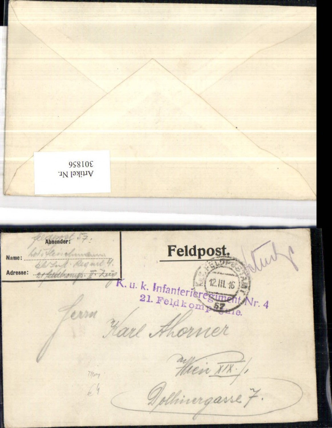 Alte Ansichtskarte – Old Postcard