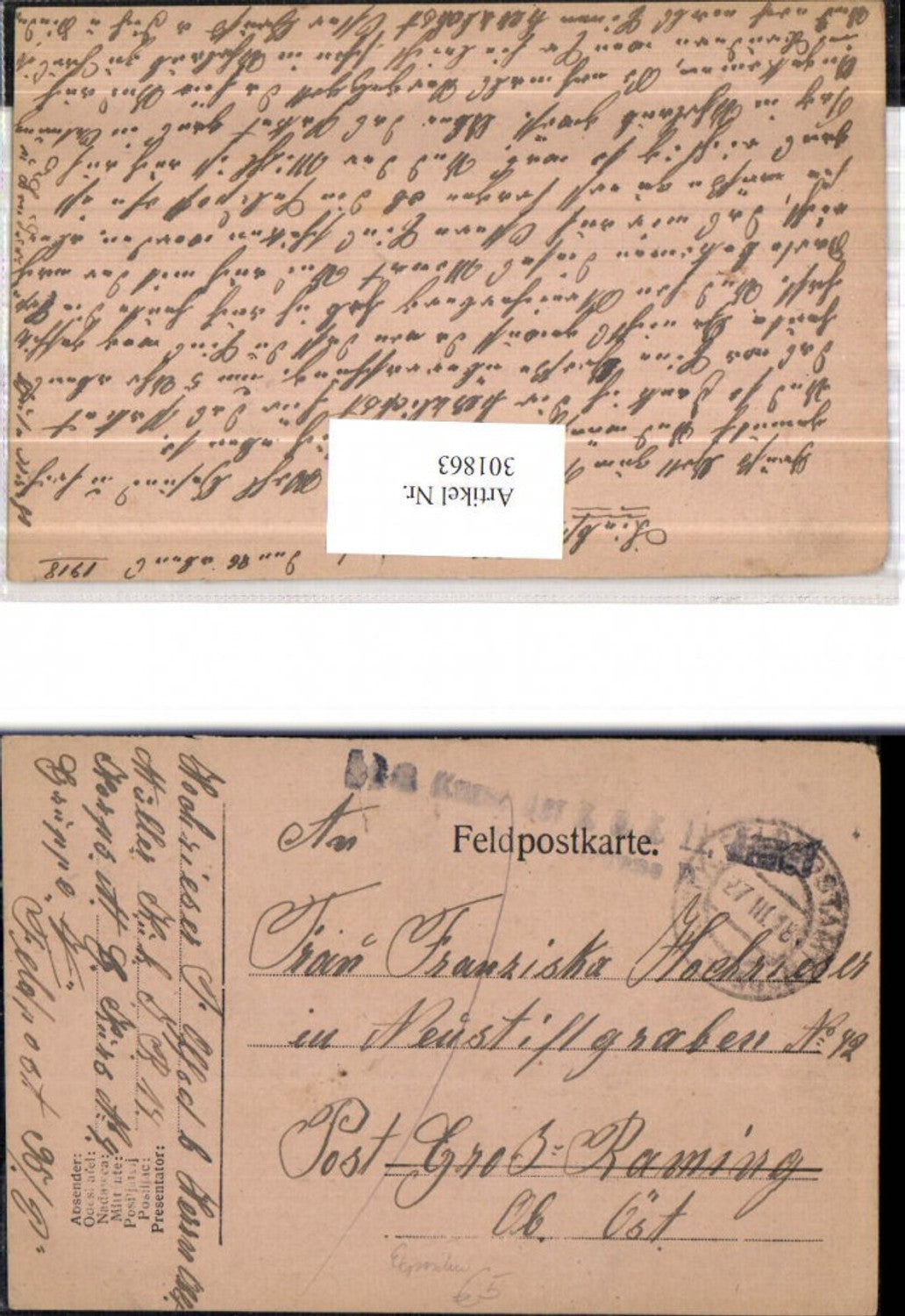 Alte Ansichtskarte – Old Postcard
