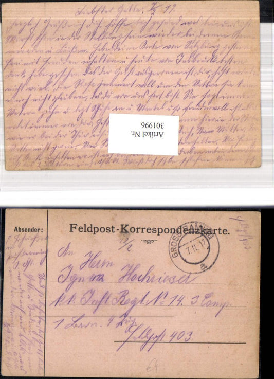 Alte Ansichtskarte – Old Postcard