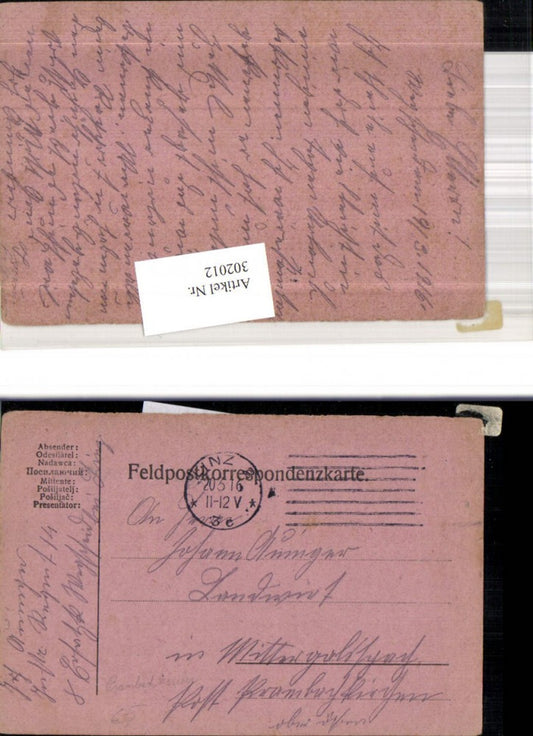 Alte Ansichtskarte – Old Postcard