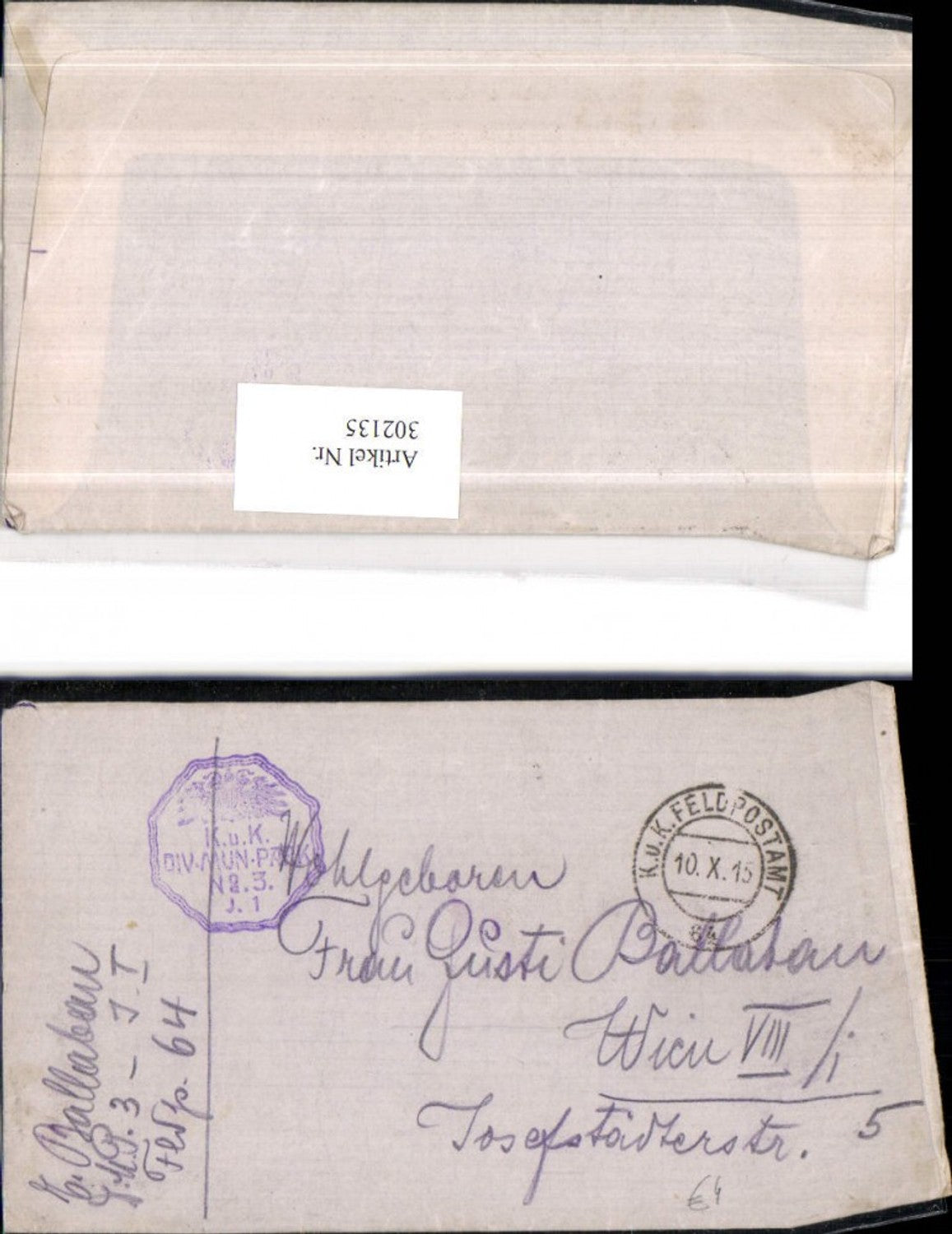 Alte Ansichtskarte – Old Postcard