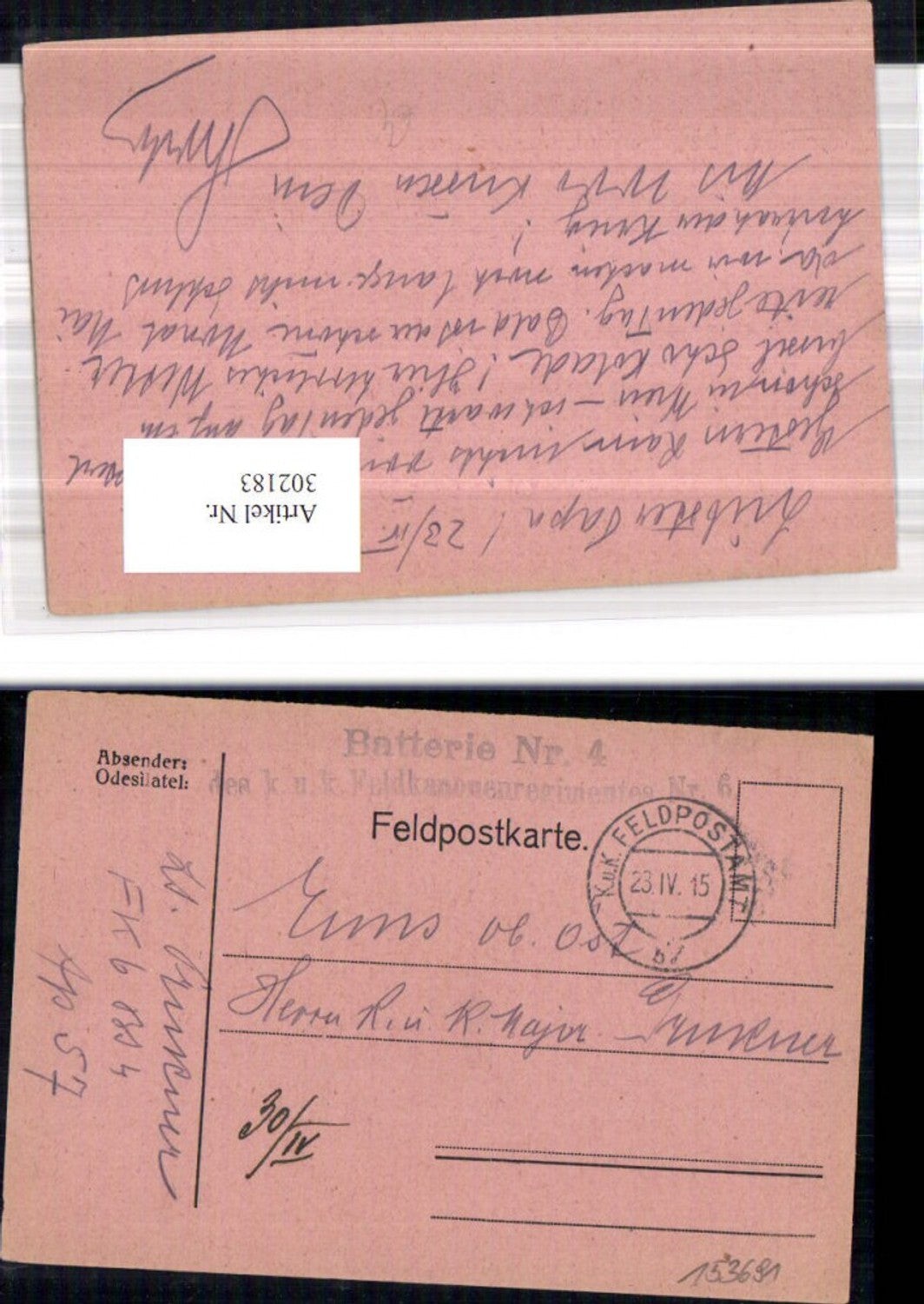 Alte Ansichtskarte – Old Postcard