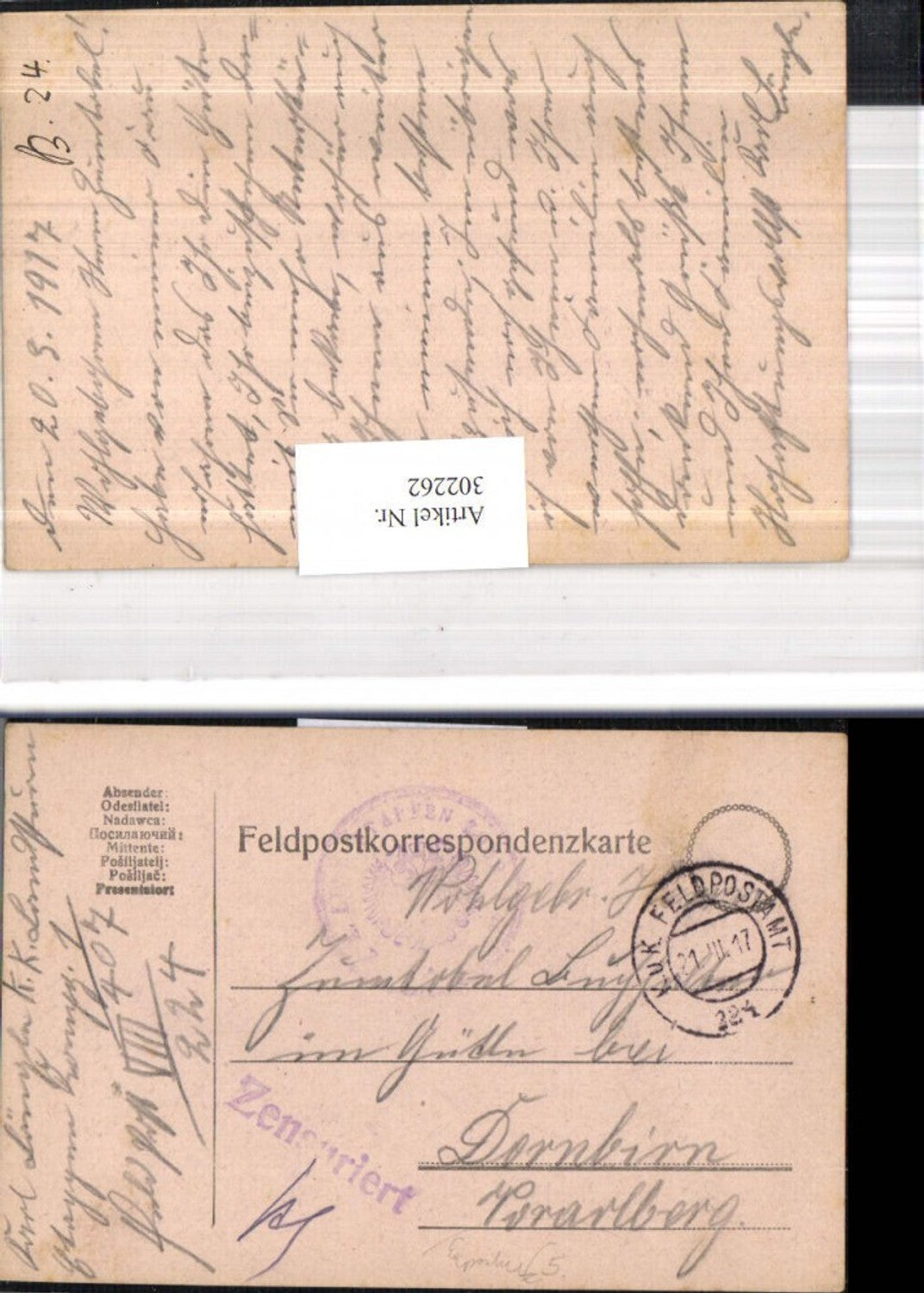 Alte Ansichtskarte – Old Postcard